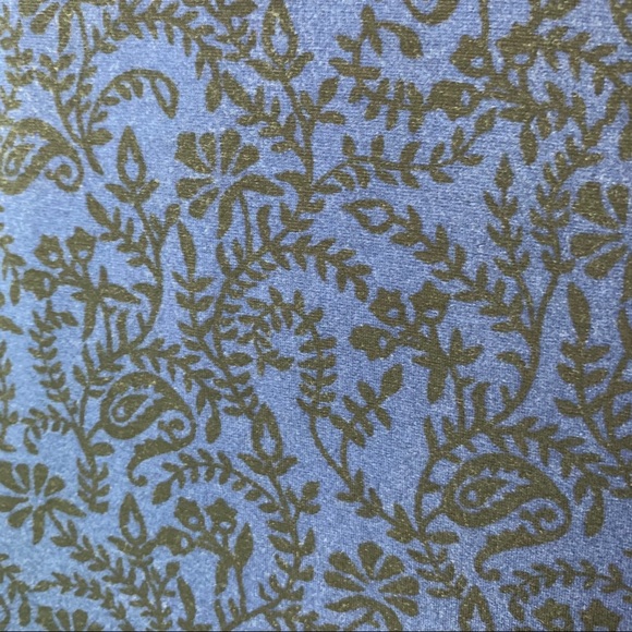 J. McLaughlin blue black floral dress w/ pockets - Picture 5 of 9